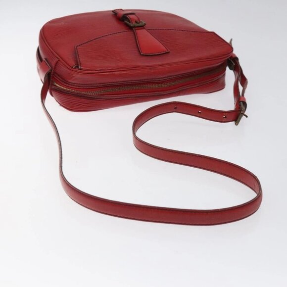 LOUIS VUITTON Epi Jeune Fille MM Shoulder Bag Red M52157 LV Auth 120142 - Picture 8 of 16